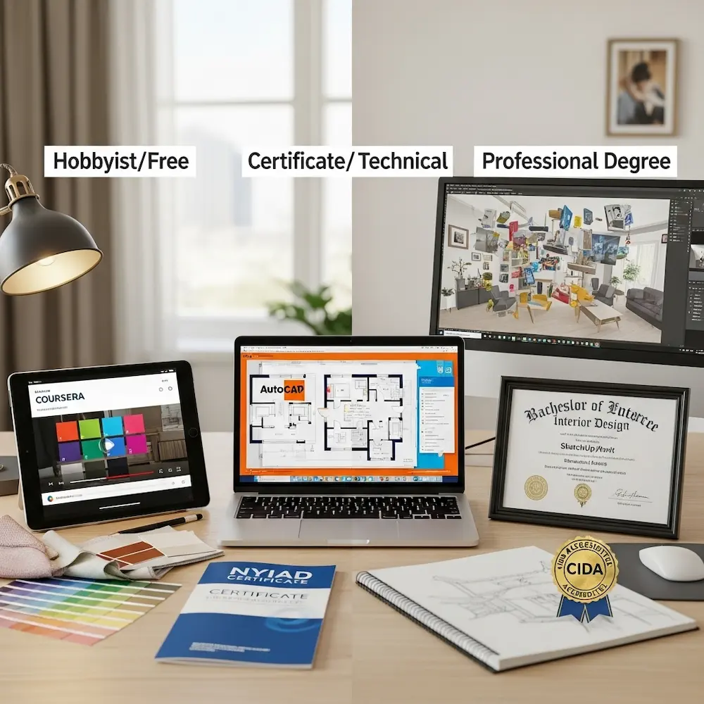 Interior Design Education Program Types