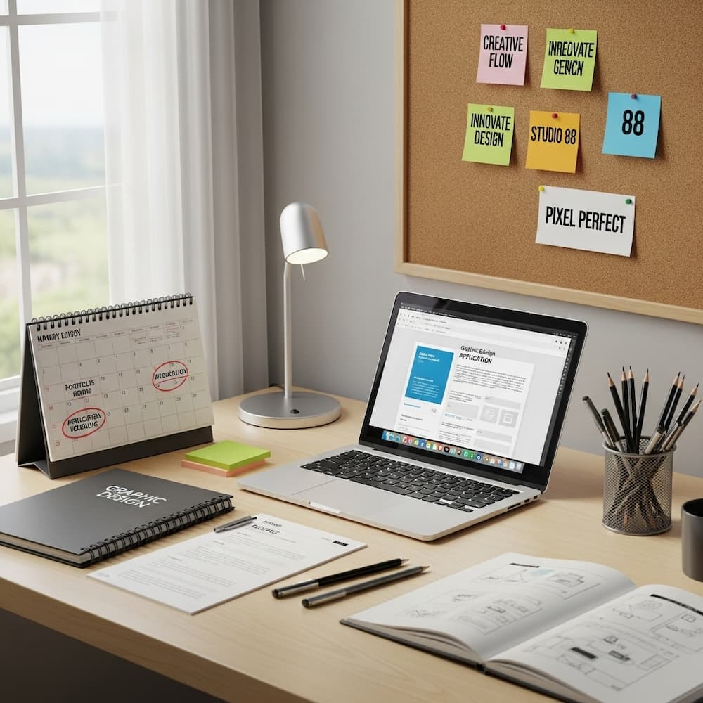 Graphic design internship application