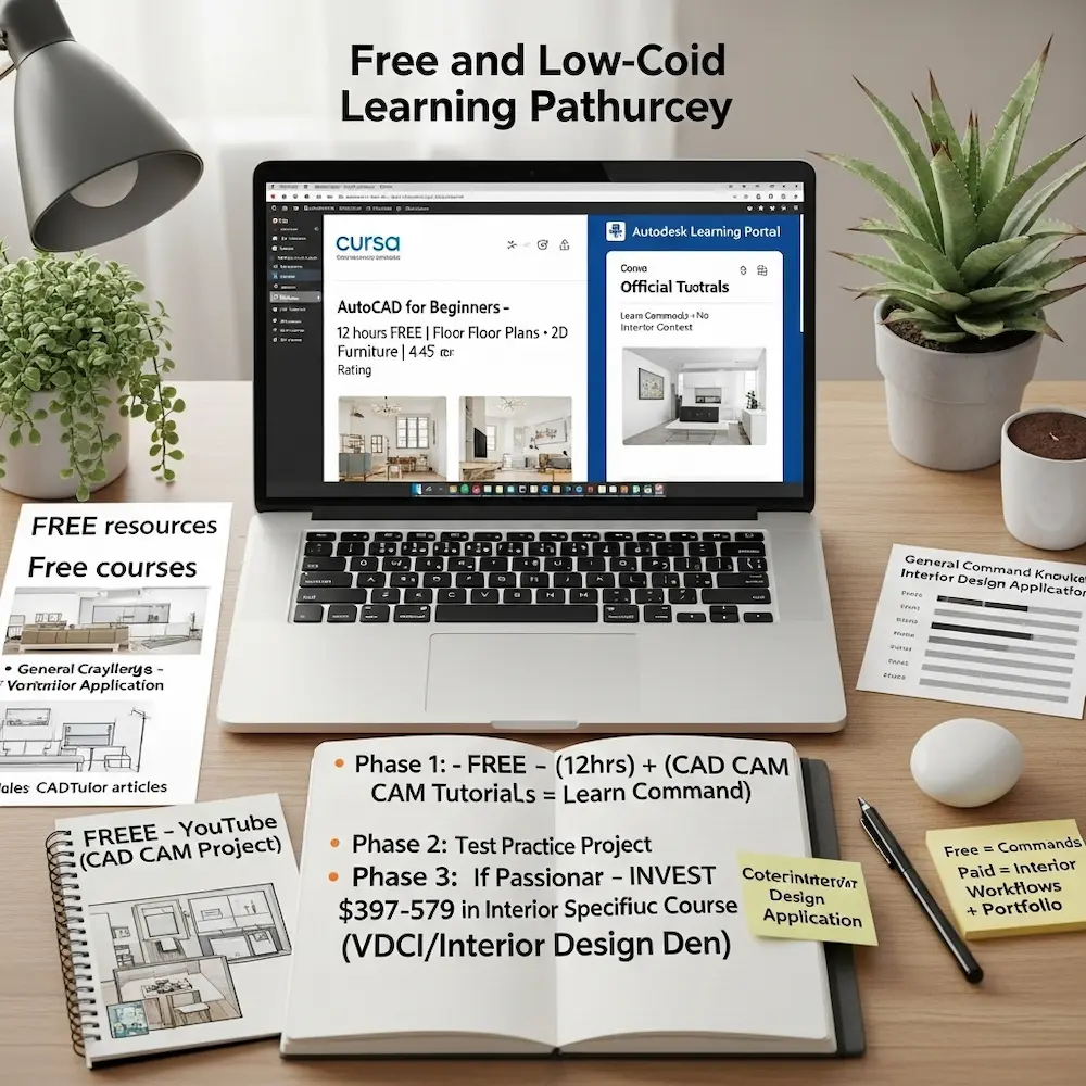 Free and Low-Cost AutoCAD Learning Resources