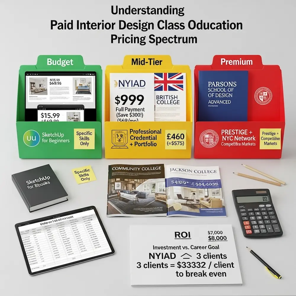 Interior Design Class Online Cost