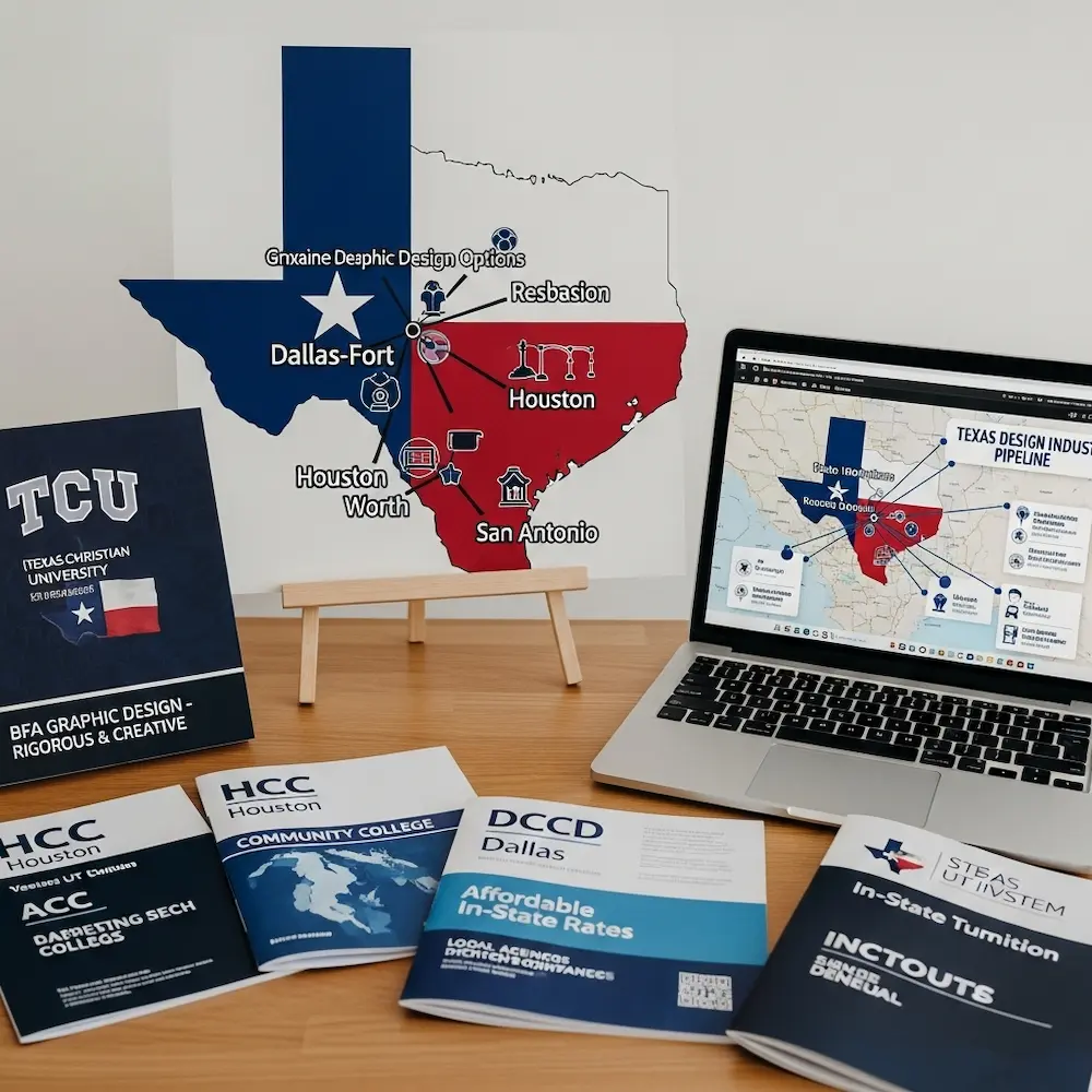Texas Online College for Graphic Design Options