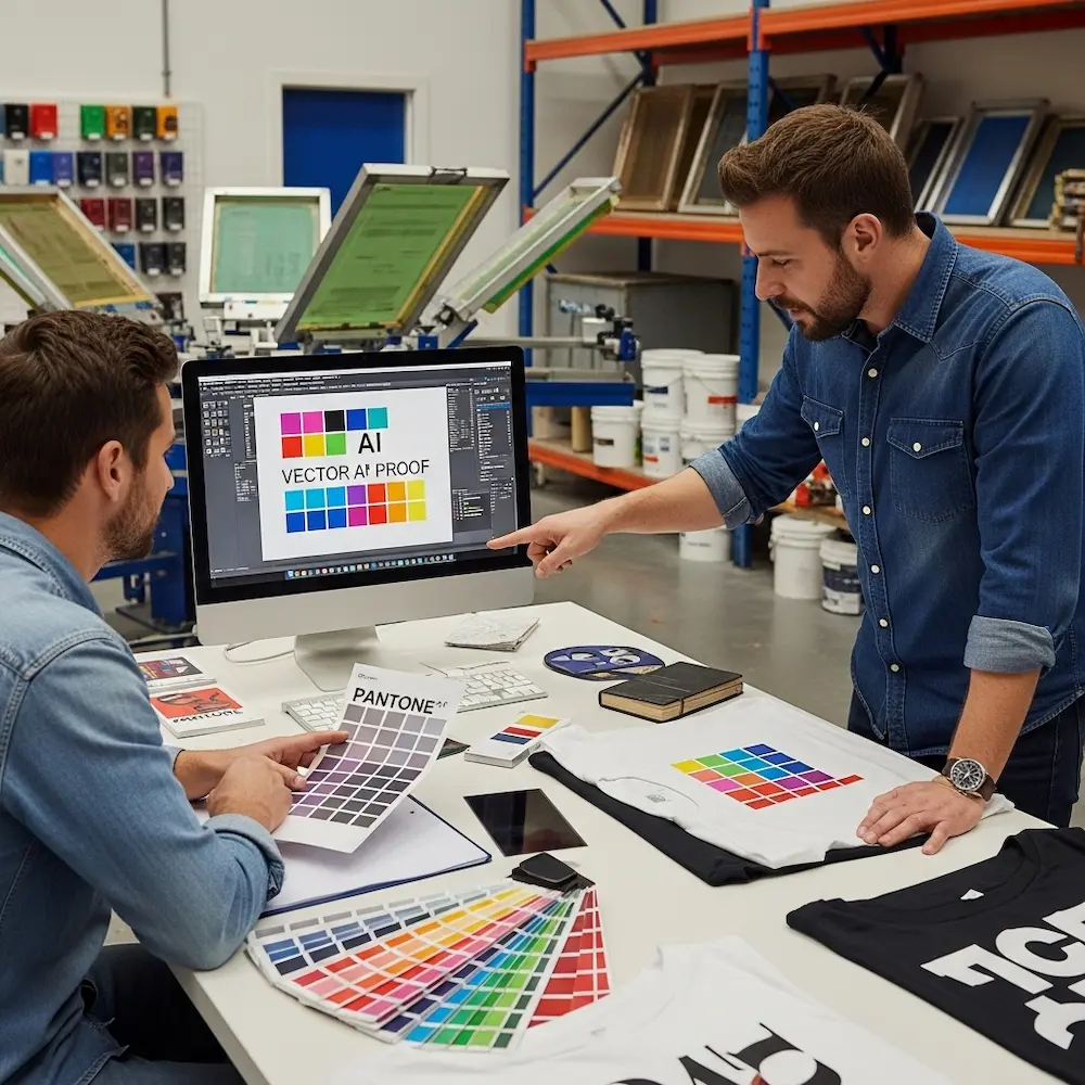 Working with Screen Printers and Print Shops
