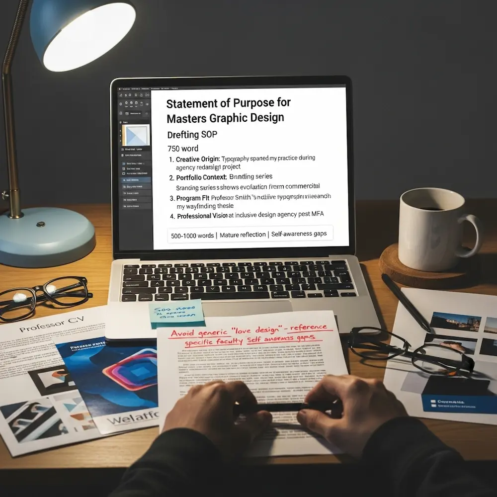 statement of purpose for masters in graphic design