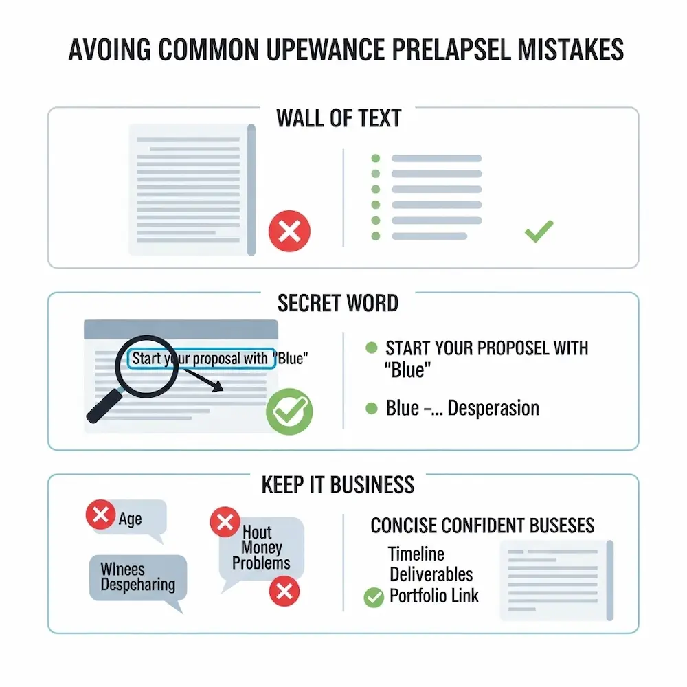 Upwork proposal wall of text