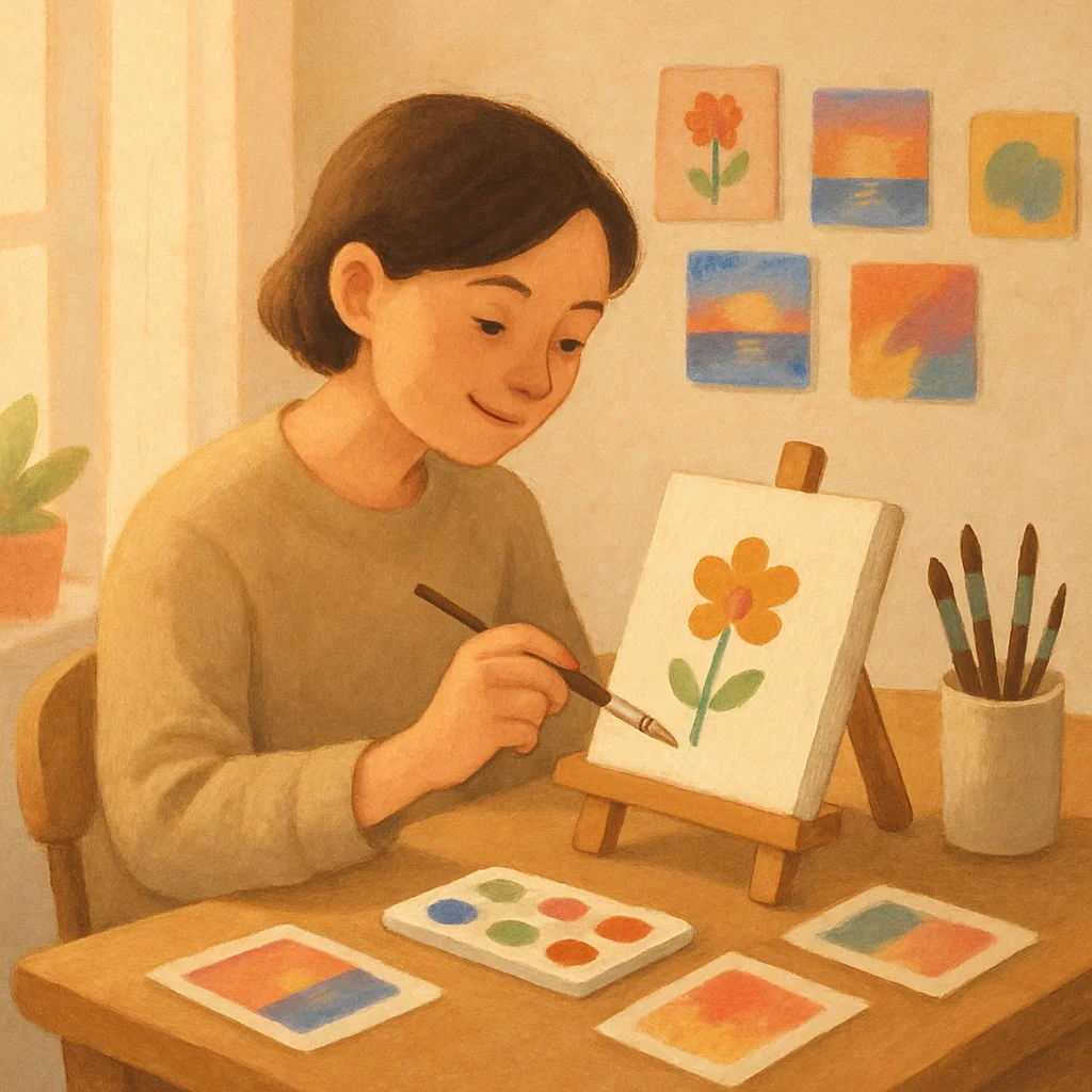 Start with Easy Things to Paint