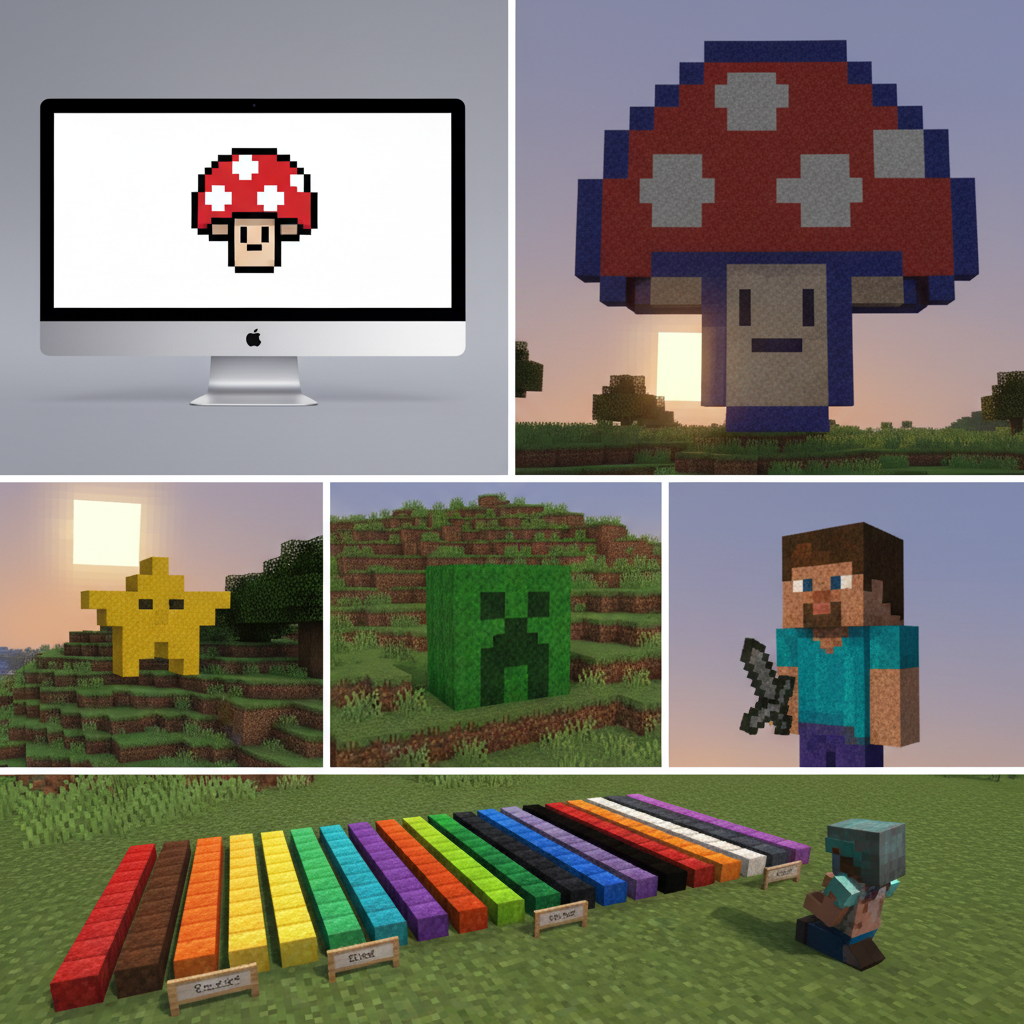 Minecraft Pixel Art Project