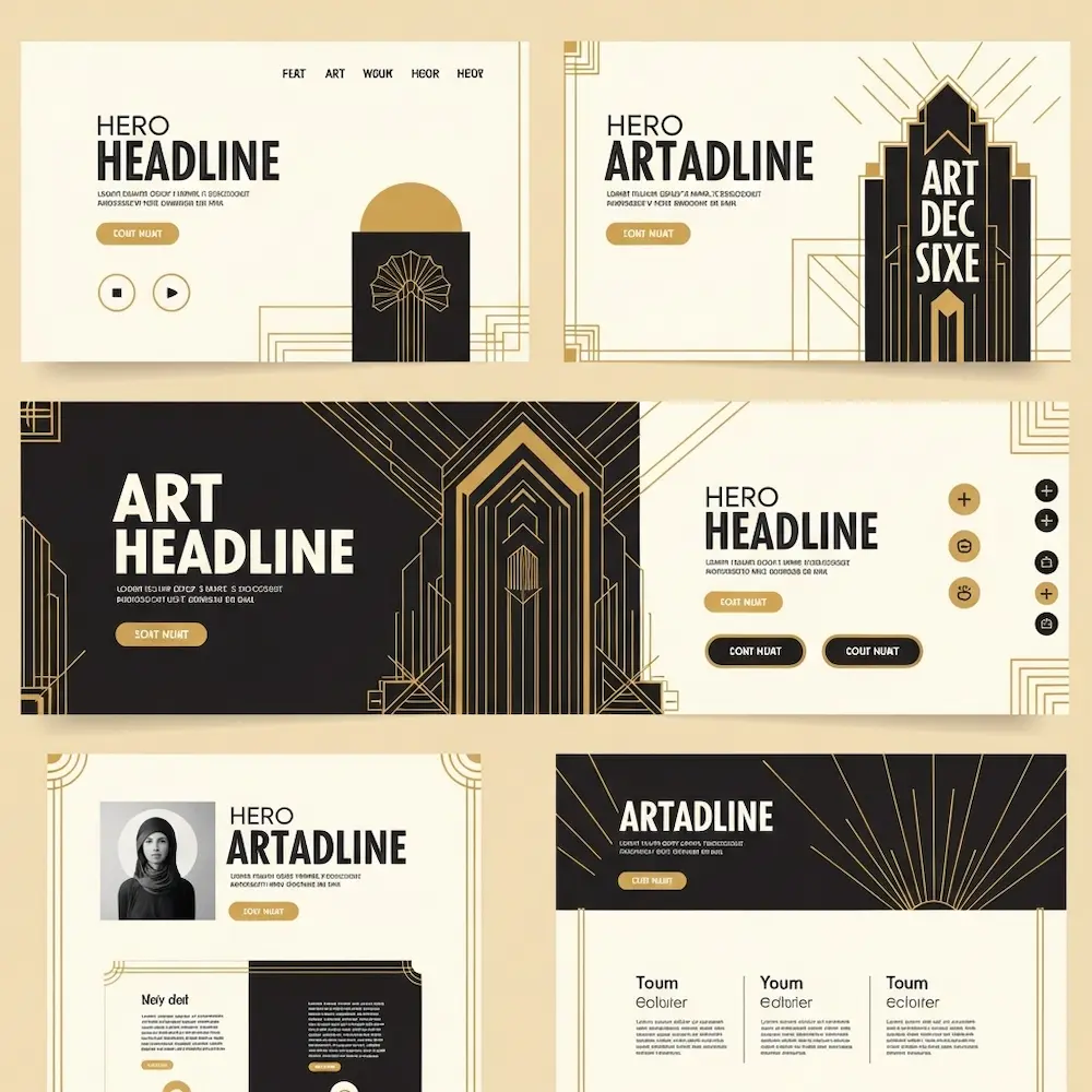 Art Deco Web Design and Digital Media