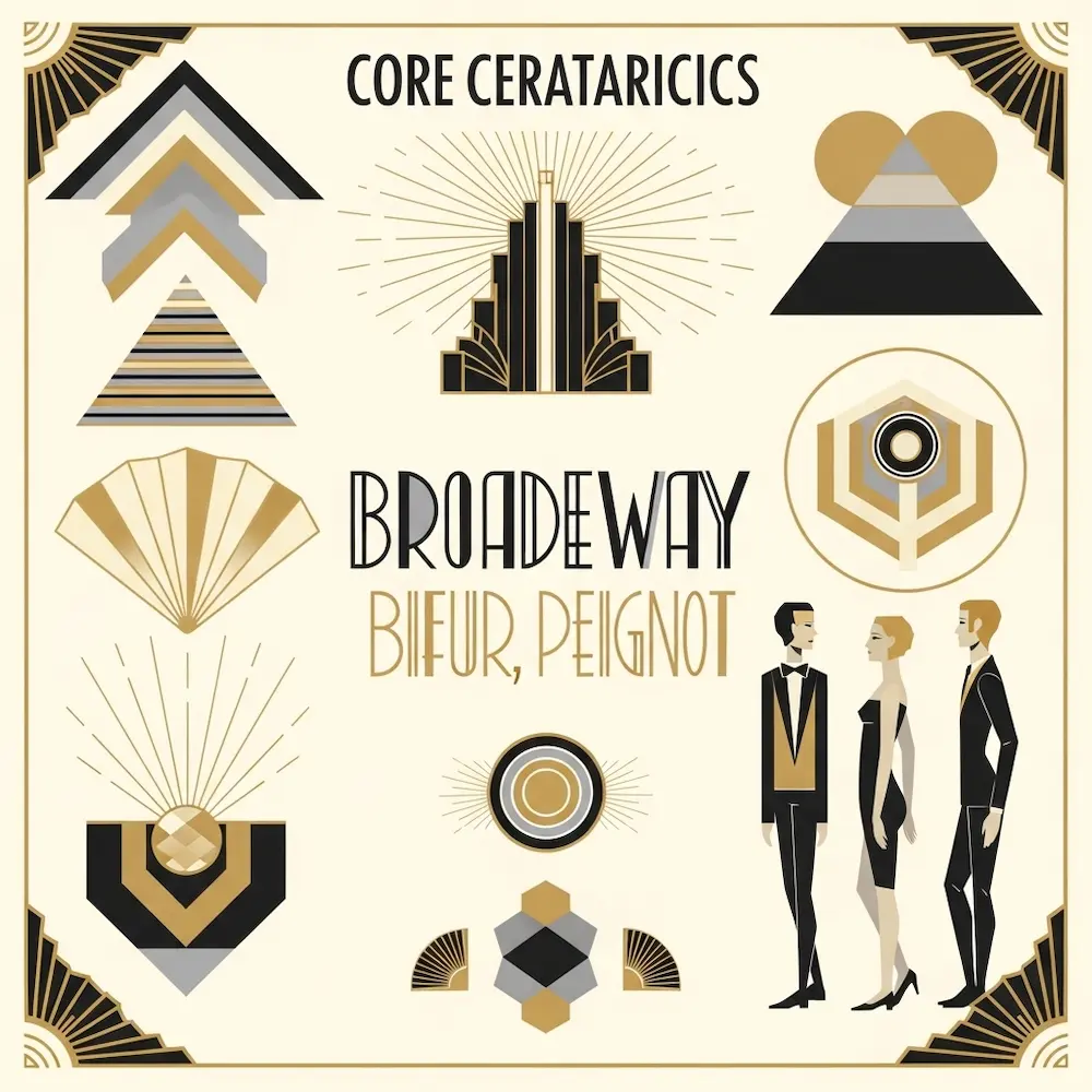 Core Characteristics of Art Deco Graphic Design