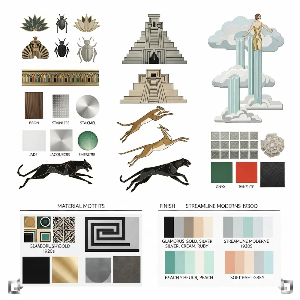 Core Elements and Characteristics of Art Deco Design
