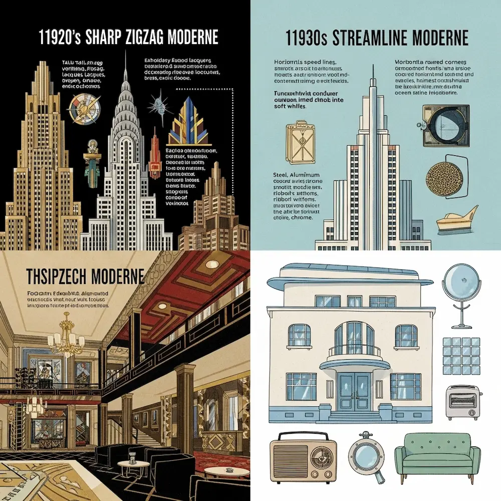 From Opulent Deco to Streamline Moderne
