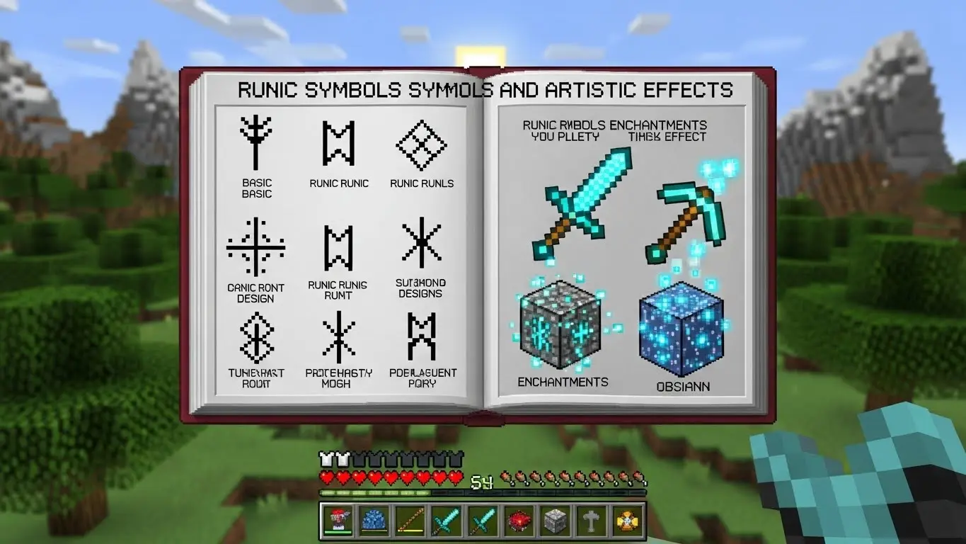 Pixel Art Runic Designs Minecraft