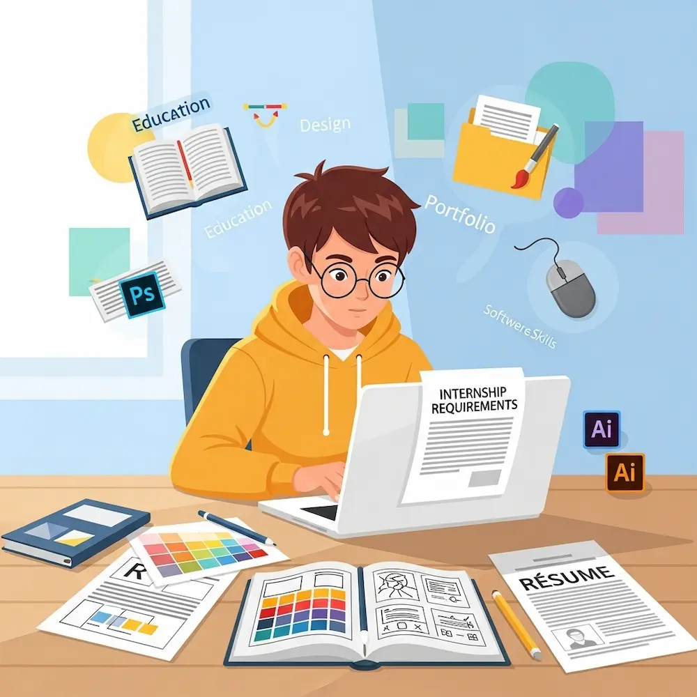 Requirements for Graphic Design Internships