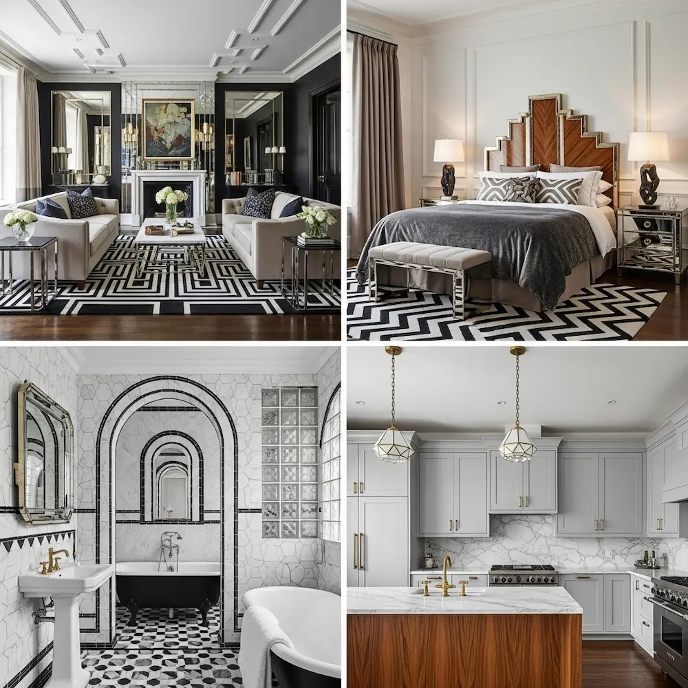 Room-by-Room Art Deco Design Ideas