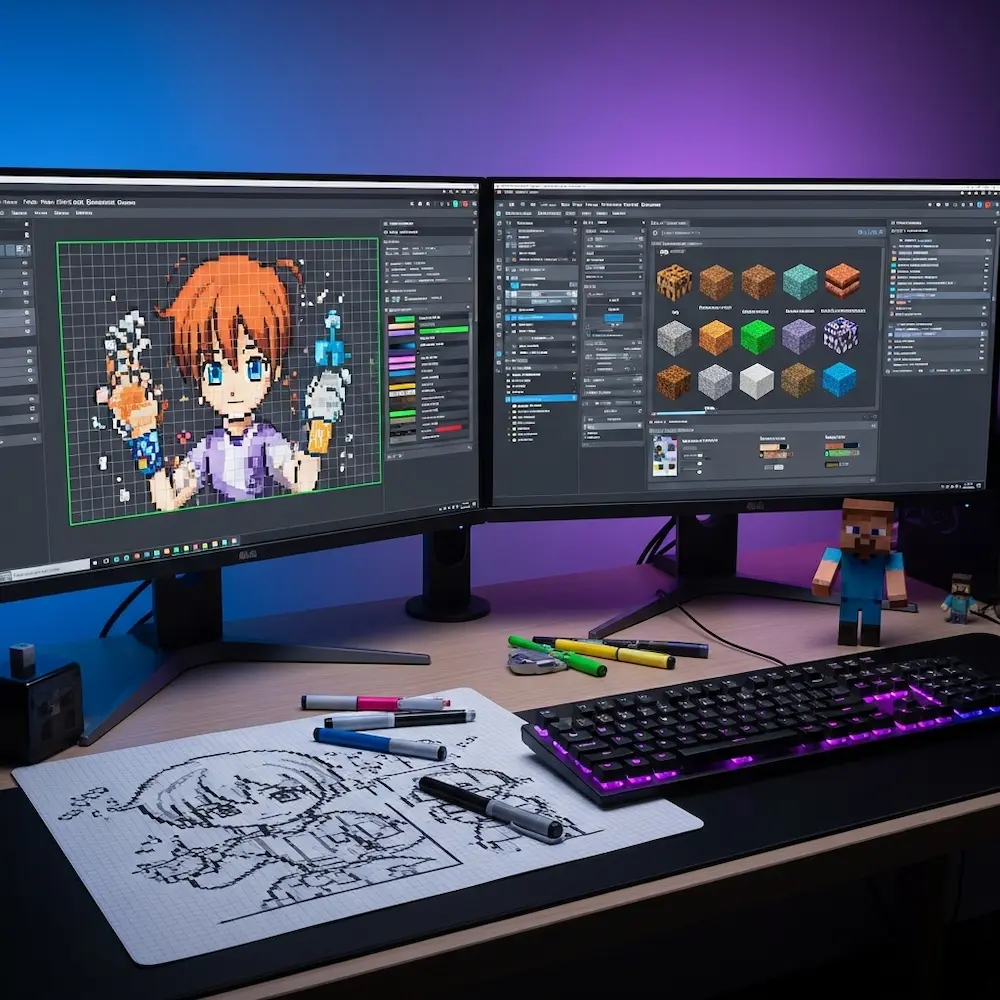 Tools for the Minecraft Pixel Art Designer