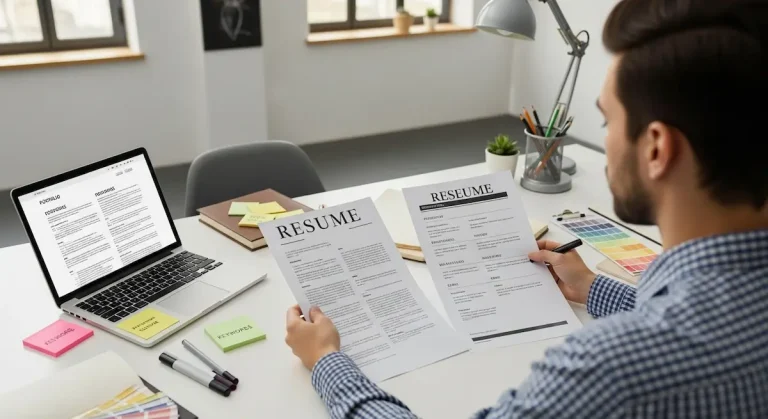 graphic design internship resume