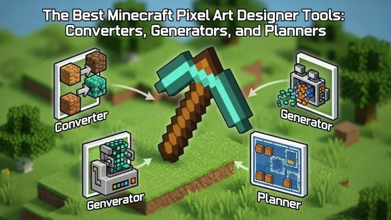 minecraft pixel art designer