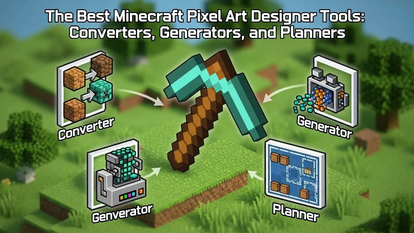 minecraft pixel art designer