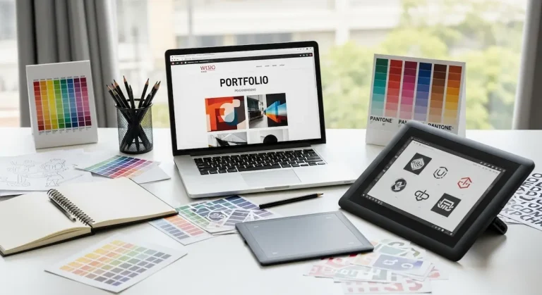 portfolio for graphic design internships